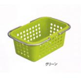 INOMATA 卫浴用品收纳篮 绿色 原产地：日本