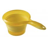折叠式沐浴水勺 1.2L（黄色）原产地：日本