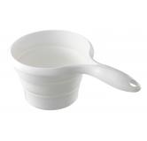 折叠式沐浴水勺 1.2L（白色）原产地：日本