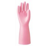 TOUCH系列中厚型PVC手套 2双装（粉色）加绒