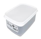 SANADA 密封可叠放食品保鲜盒 1.35L 白色 原产地：日本