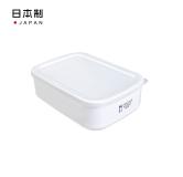 NAKAYA 保鲜盒900ml 白色 原产地：日本