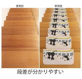SANKO-GP 日本吸附楼梯垫黑猫15片装