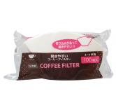 ARTNAP 咖啡过滤器装100个白色 原产地：日本