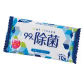 SP.SOURCE 日本进口 消毒湿纸巾10张 蓝色