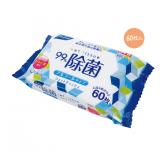SP.SOURCE 日本进口 消毒湿纸巾60张 蓝色