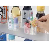 INOMATA 日本小包酱料收纳盒2个装 透明 原产地：日本