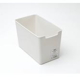 SANADA 深窄型物品收纳盒 灰白色 原产地：日本
